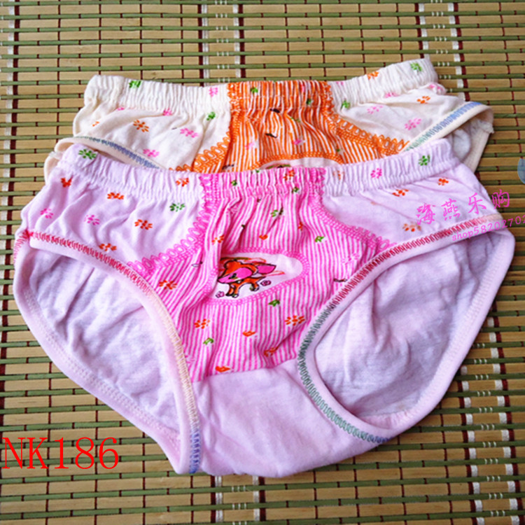 0-1 year old child panties trigonometric 100% cotton cartoon panties nk186