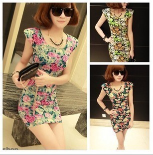 007 women's 2012 xiaxin pads elegant fancy slim hip skirt one-piece dress