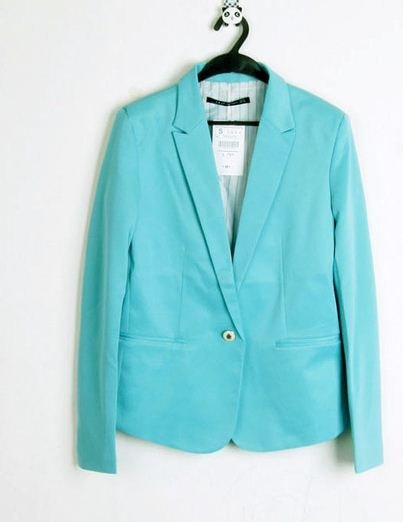 016  GREEN  free shipping 2013 fashion chic new women ladies coat slim blazer jacket outerwear /1 pcs