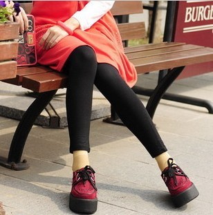 019708 maternity pants socks autumn and winter plus size elastic ankle length trousers socks