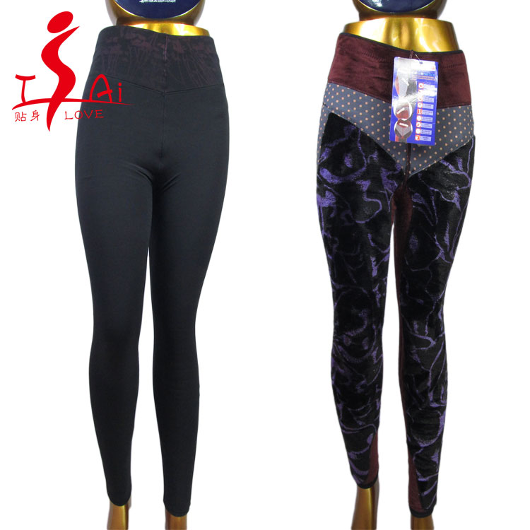 02 new arrival b6165 hip pad kneepad waist support full massage butt-lifting thickening warm pants