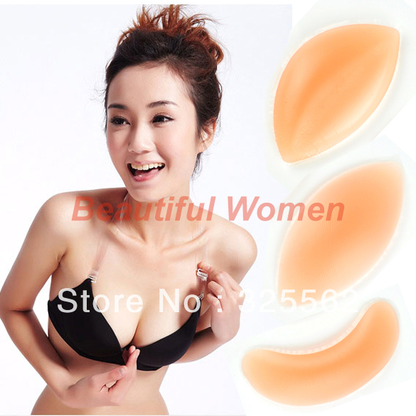 1 pair Sexy Invisible Self-Adhesive Strapless Silicone Bra Breast Form Enhancer free shipping 3154