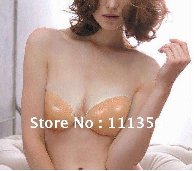 1 pair Sexy Invisible Self-Adhesive Strapless Silicone Breast Form Enhancer Bra Size ABCD