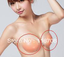 1 pair Sexy Invisible Self-Adhesive Strapless Silicone Breast Form Enhancer Bra Size ABCD Cup br001