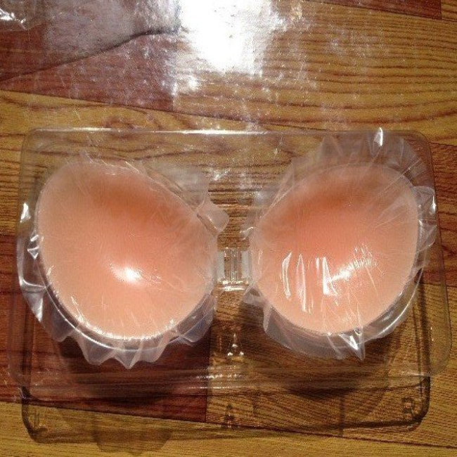 1 pair Sexy Invisible Self-Adhesive Strapless Silicone Breast Form Enhancer Bra Size ABCD Cup Free Shipping