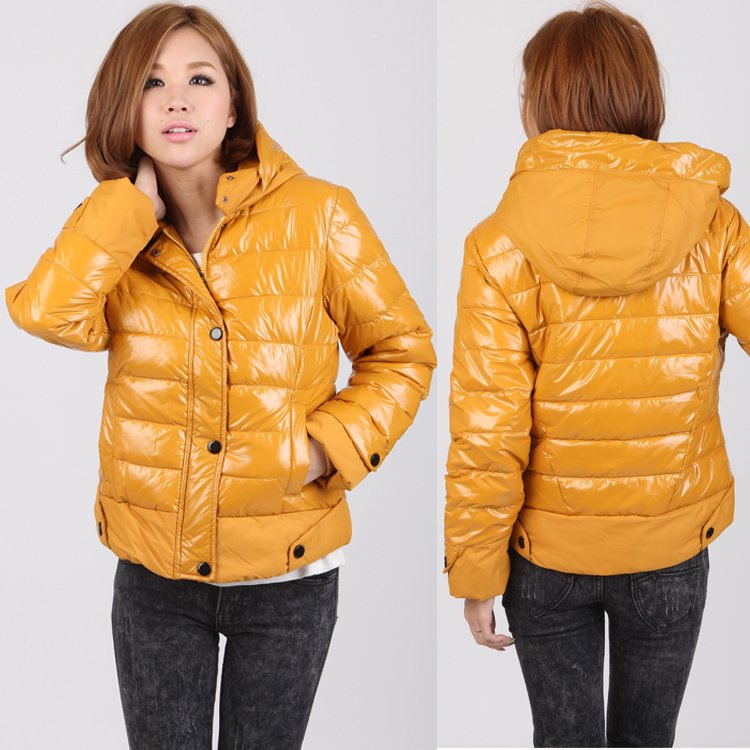 1 Piece Free Shipping 2012 Autumn and Winter Fashion Down Coat Women Short Hooded Thickening Outerwear,5 Colors,4 Size,DP1001