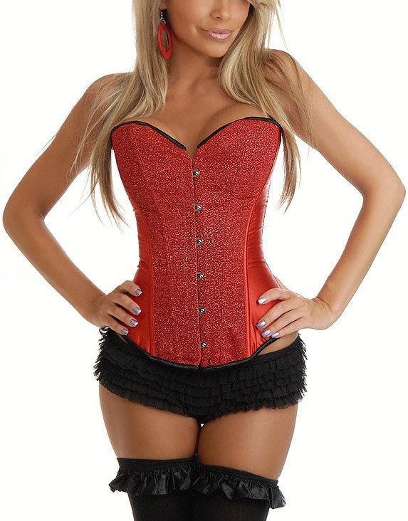 1 set free shipping ! Sexy corset, Sexy Satin 5206