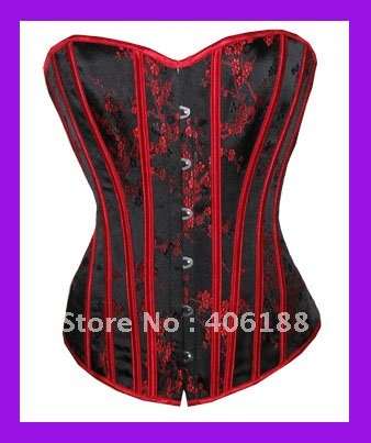 1 set free shipping !! Sexy corset, Sexy Satin boned CORSET Bustier