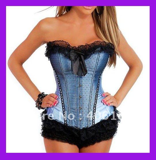 1 set free shipping !! Sexy corset, Sexy Satin boned CORSET Bustier