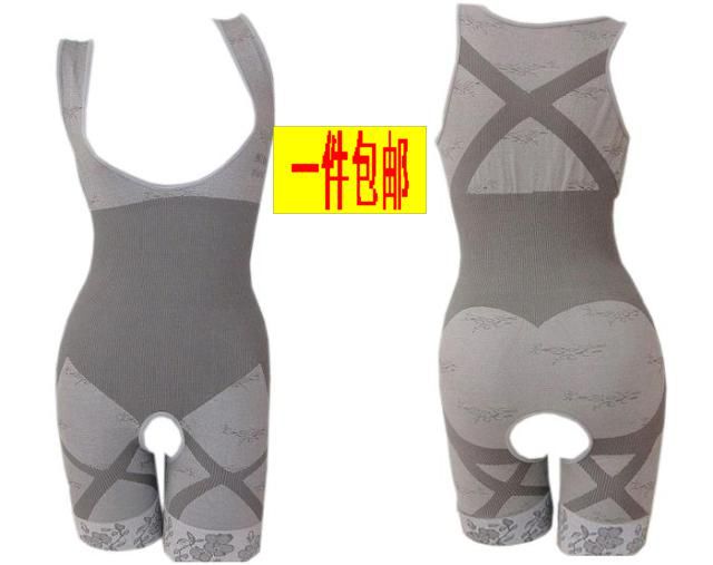 1 shaper bamboo thin waist abdomen drawing double faced open file one piece slimming clothes straitest