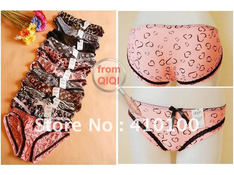 10 Colors Sexy lovely  lace Milk Silk panties women underwear Foreign trade comfortable briefs10Pcs/lot Free Shipping