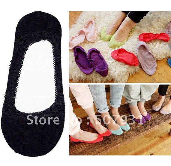 $ 10 OFF per $100 order+ Fashion Sexy Cotton Candy Color Wrap Toes Short Socks Multifunction New