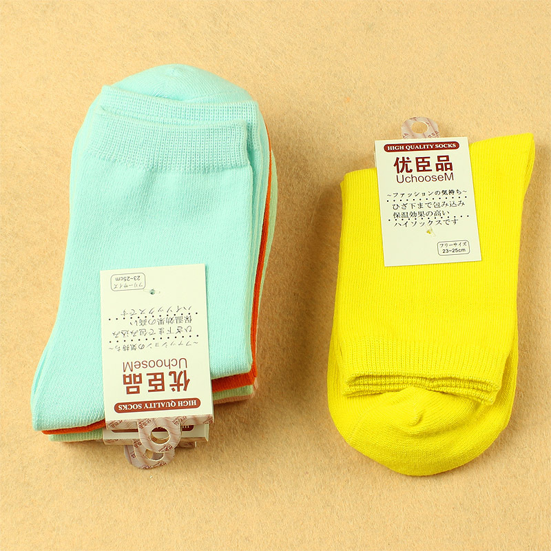 10 Pairs/Lot Free Shipping  Solid Women Spring Short Socks