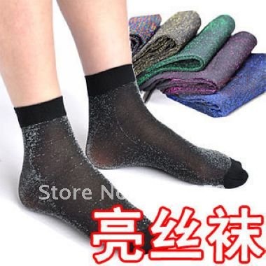 10 pairs/lot, free shipping,Ultra-thin filar acrylic socks,women's sexy socks wholesale Lc-01-324