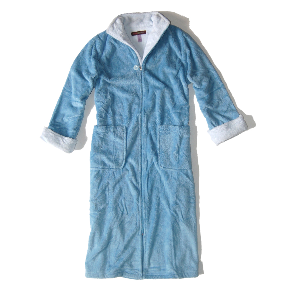 100 3 Women sleepwear long design nightgown coral fleece robe plus size sleepwear lounge