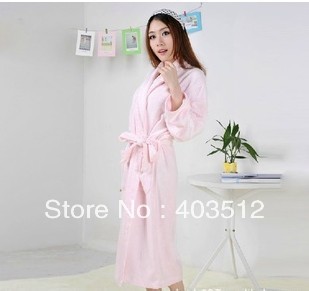 100% Bamboo Fiber Bathrobes  for Women Suitable for Spring,Autuman and Winter