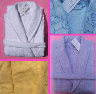 100% cotton bathrobe bathrobes sleepwear lounge thin