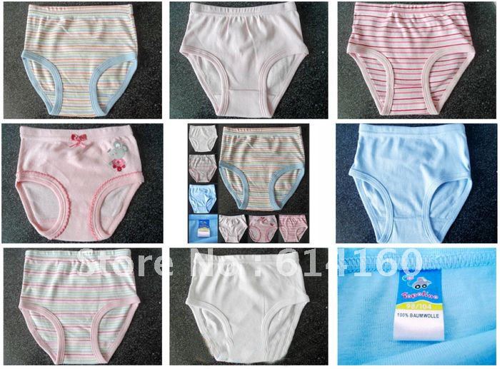 100% cotton child briefs 100% cotton male child female child baby panties