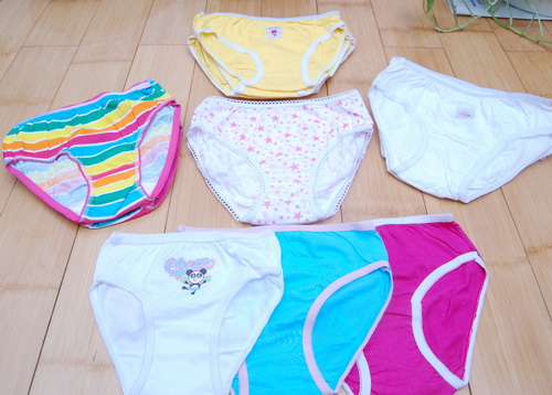 100% cotton child panties baby girl series