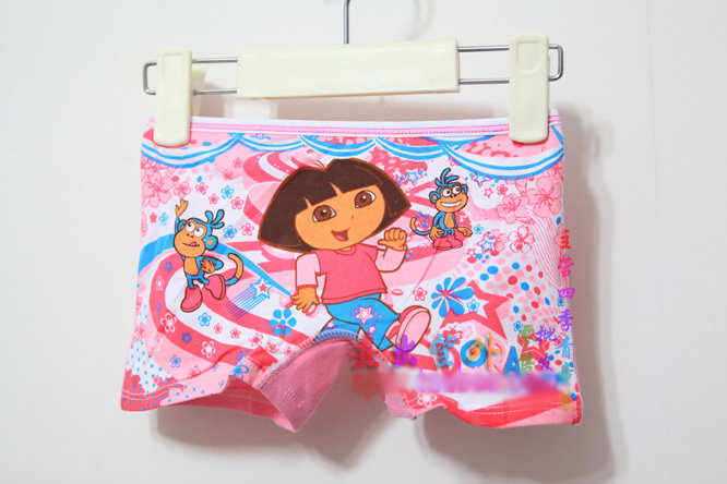 100% cotton kids underwear,0-5years girl's underwear Dora design,boxers and briefs,Freeshipping wholesale