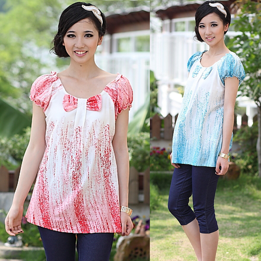 100% cotton maternity top summer dq920622