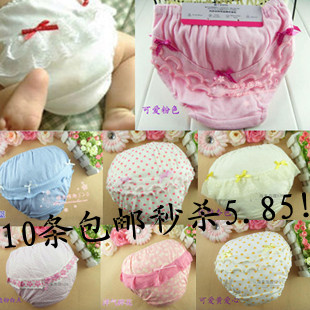 100% cotton panties 100% cotton child panties child bread pants female child shorts underwear