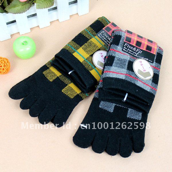 100% cotton socks Women black square grid socks Free Shipping