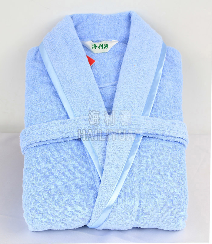 100% cotton towel bathrobe female 100% cotton bathrobe male women's lovers towel robe