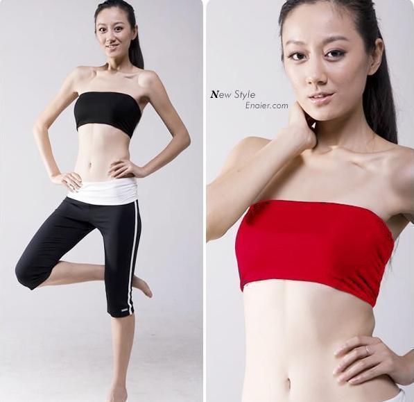 100% cotton tube top all-match cotton tube top