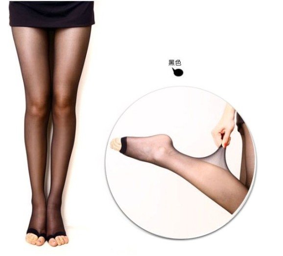 1000pcs/lot Women Sexy Silk stocking toe Pantyhose,thin tights stockings Pantyhose,Show the toes DHL EMS Free shipping 4 colors