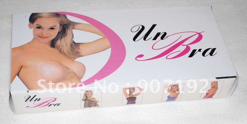 100pairs/lot Nude Strapless Self Adhesive Silicone A B C D Cup New Un Bra silicone bra