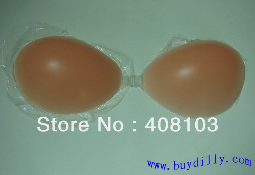 100pairs  Strapless Backless Thicker Invisible Self-Adhesive Silicone Breast Bra Pad 4 Cup (Retail packaging)