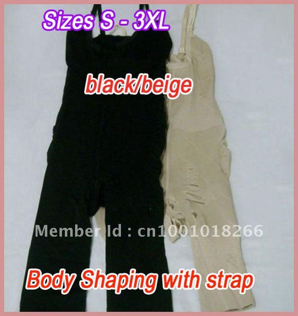 100pcs/lot Beauty Body Shaping Garment With Shoulder Belt Body Sculpting Clothing(OPP bag)