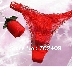 100pcs/lot free shipping New style sexy rose underwear ,lingerie rose underwear