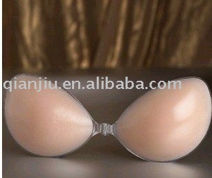 100pcs/lot Free Shipping/Straplees Adhesive forms Breast Silicone Invisible Bra,thicker style