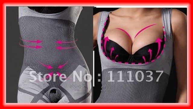 100pcs/lot  Magic shapers underwear gen bamboo charcoal slimming suits Pants Body Shaping