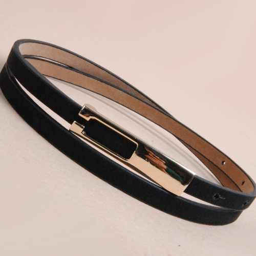 1027 all-match belt all-match small cummerbund genuine pigskin leather thin belt female strap 30