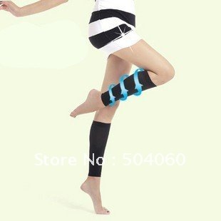 10pairs/lot, 680 Denier, 80%nylon/20% lycra, women's compression thin calf sleeve firm support socks