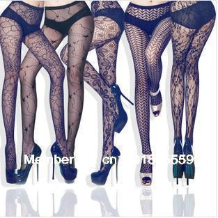 10Pc/lot Sexy Lady Women fishnet Open Soft Tights Fashion Elastic Pantyhose Stockings Black Free Shipping