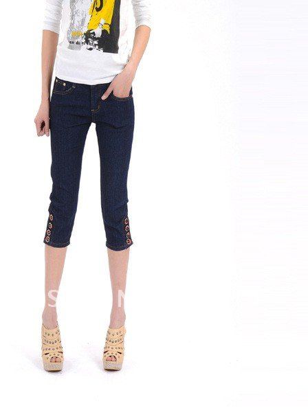 10pc s hotsale  2012 new jeans 7 minutes of pants sellers of the new 8016 EMS free shipping