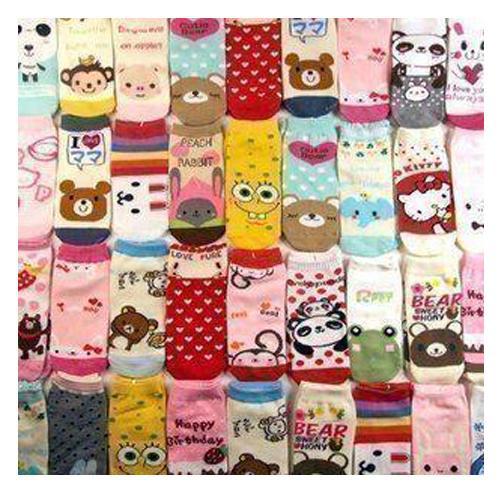 10pcs 1 set New Arrival Lovely Cartoon Sox Socks Stockings Randomly different style free shipping