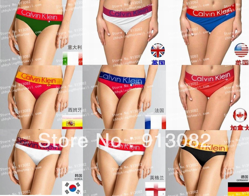 10pcs/lot Free Shipping Women Pants, National Flag women underwear