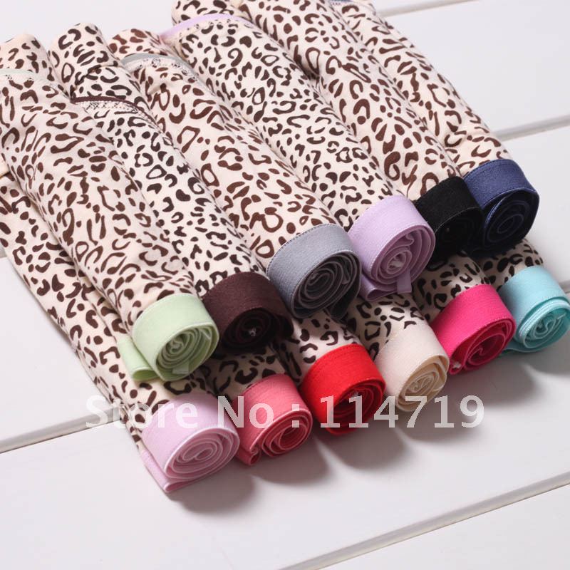 10pcs/lot wholesale Lady's women's 100% cotton low-waist panties princess sports comfortable leopard print briefs underwear