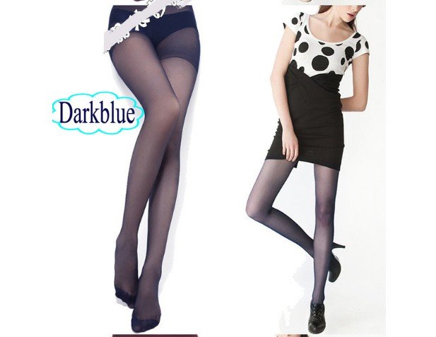 10pcs Women's Semi Opaque Tights Pantyhose Colors Stockings