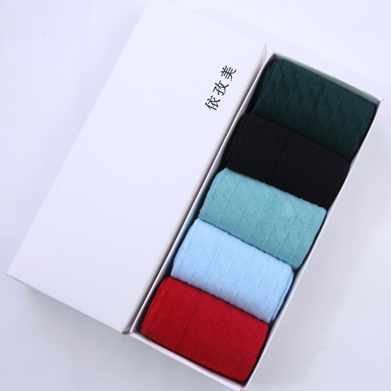 10x  Autumn and winter female  double needle  multicolour  gift socks