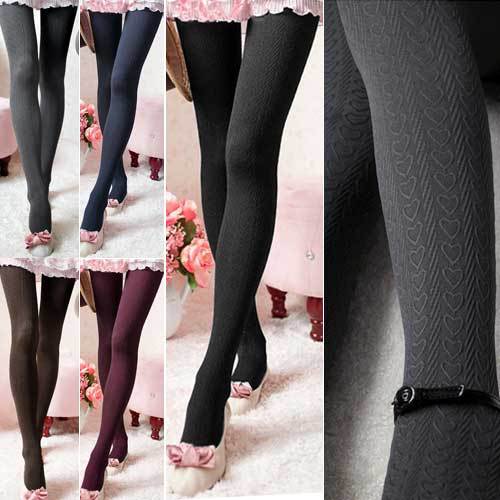 10xFashion Women Heart Shape Stockings Pantyhose Tights Leggings Free Shipping