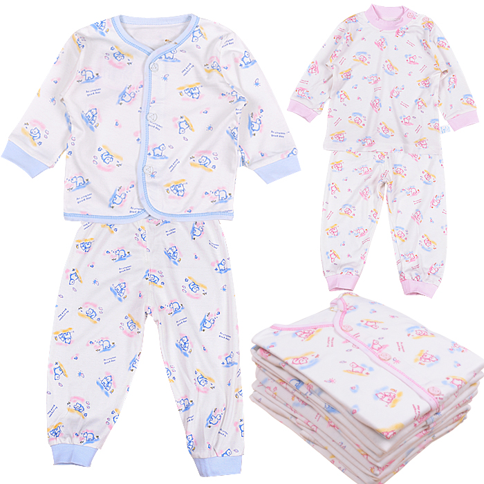 12 four seasons baby underwear 100% cotton bamboo fibre underwear set sleepwear lounge