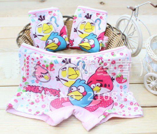 12 pcs / lot new red cartoon images of the boy / girl underwear child briefs & boxer shorts!Free Shipping