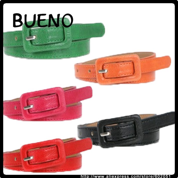 12 pcs/lots HOT Selling Fashion Designer Belts PU Leather Mix Color For Women Ladies Free Shipping P008