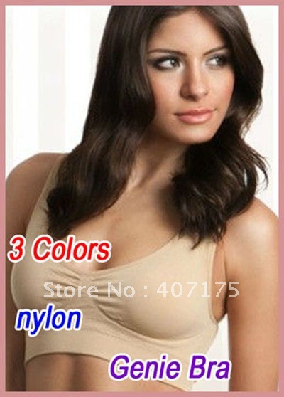 120Pcs/lot 3 Color a Set Seamless Bra Comfort Bras Genie bra With Removable Pads,Only One Set Sale  (OPP bag)